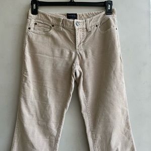 Low Rise Corduroy Pants